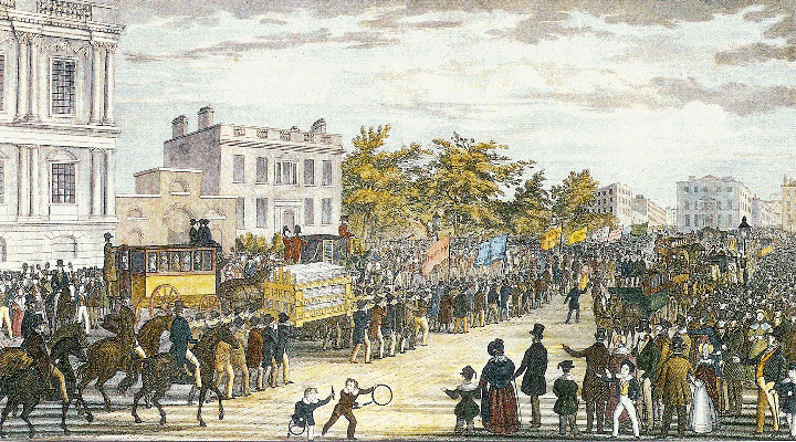 1842 Petition procession